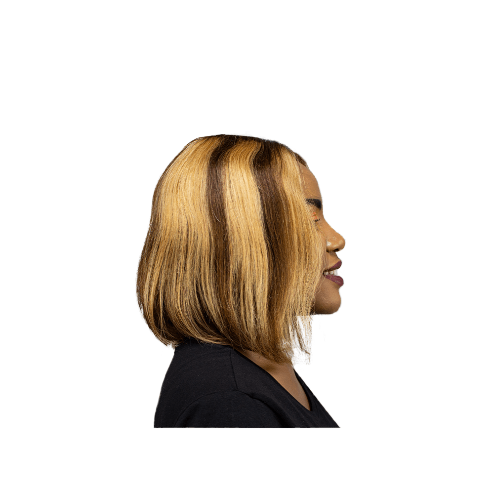 T - Frontal Bob 13A 12& (4/27) Lace Wig Ombre - BLAQUE MANGO