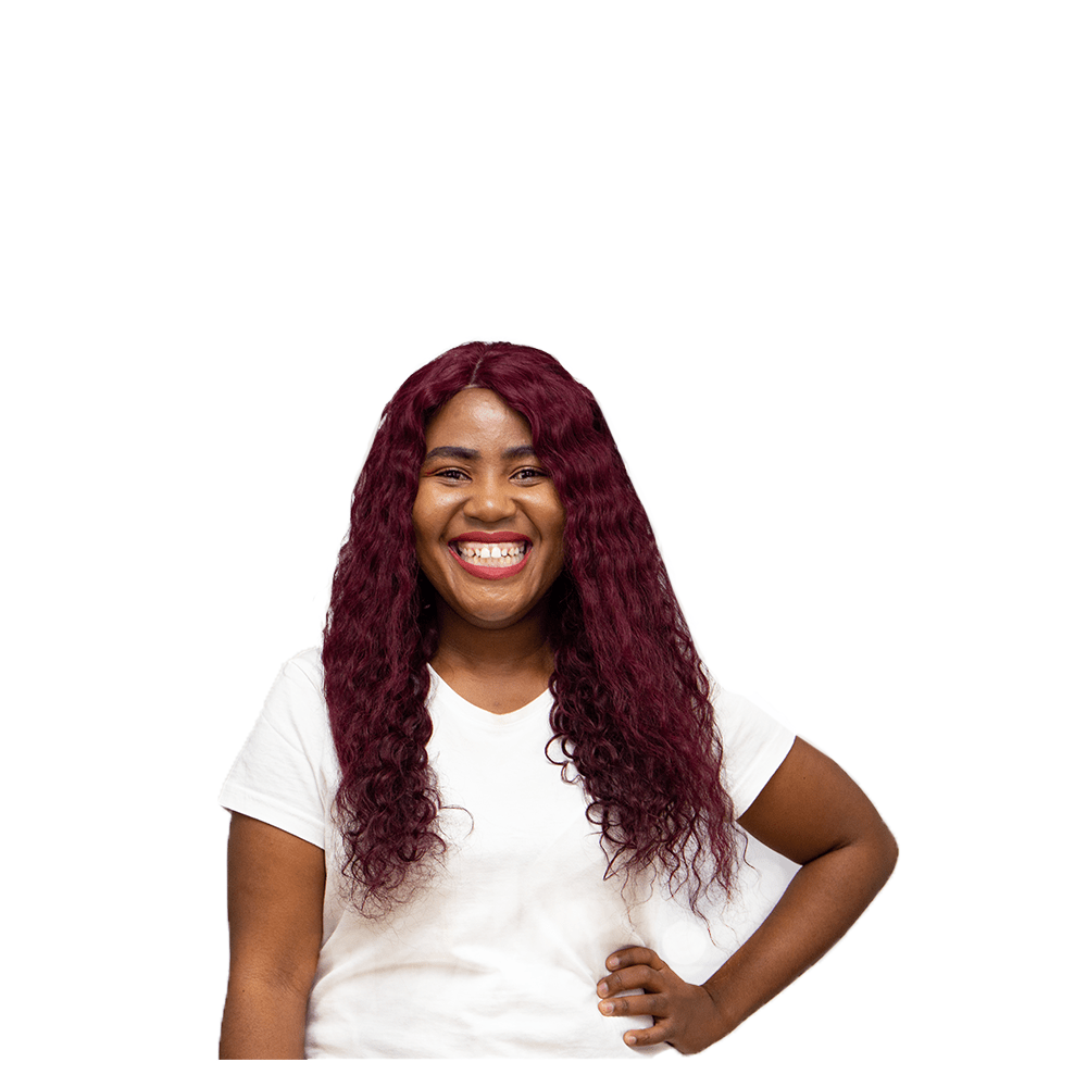 Full Frontal Deep Curl 13A 26" (99J) Lace Wig - BLAQUE MANGO