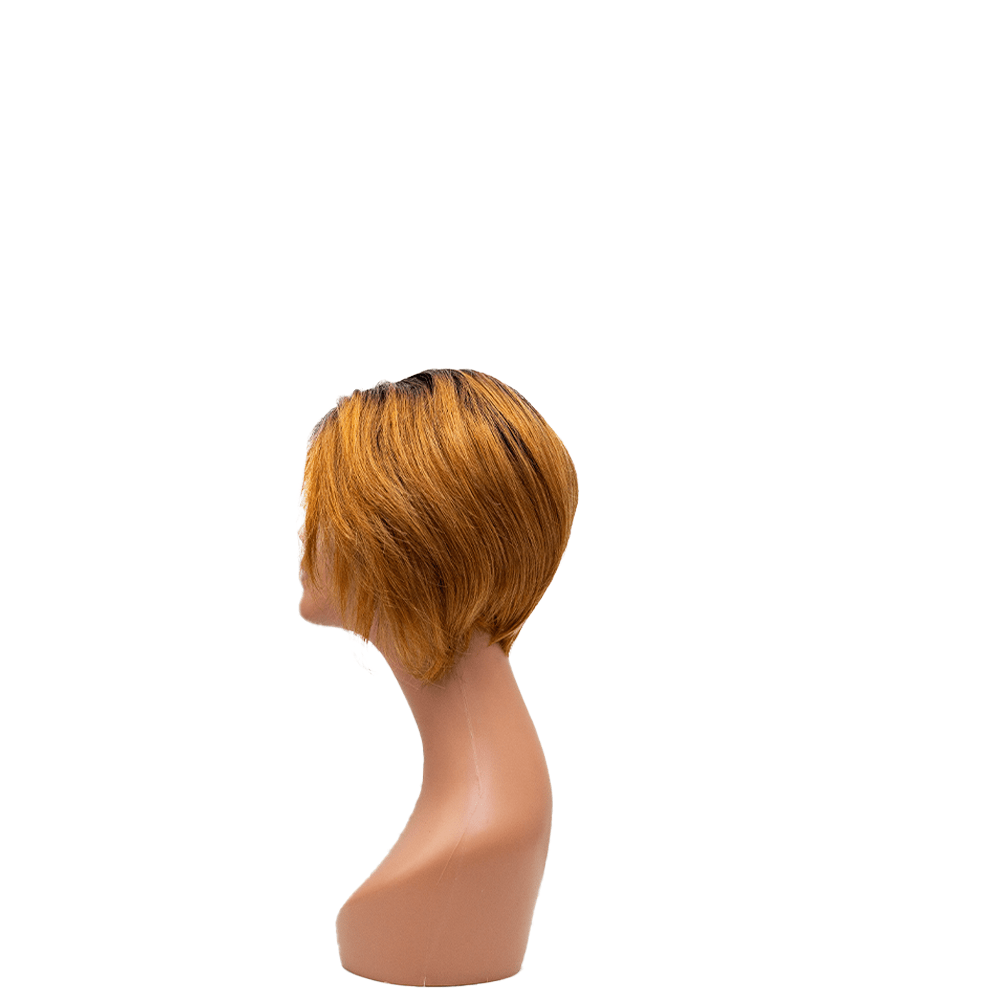 Pixie Cut 13A (01/1BT30) Curly Lace Wig - BLAQUE MANGO