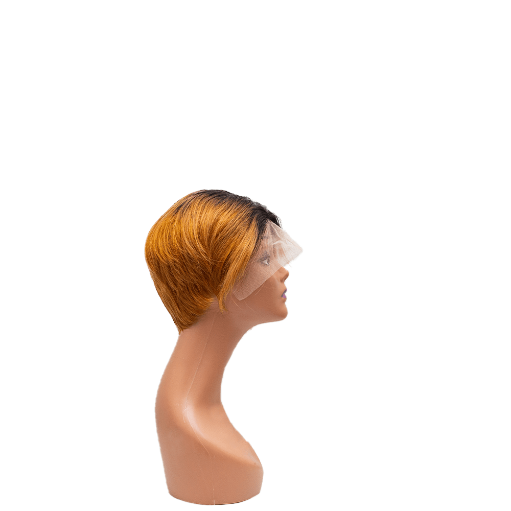 Pixie Cut 13A (01/1BT30) Curly Lace Wig - BLAQUE MANGO