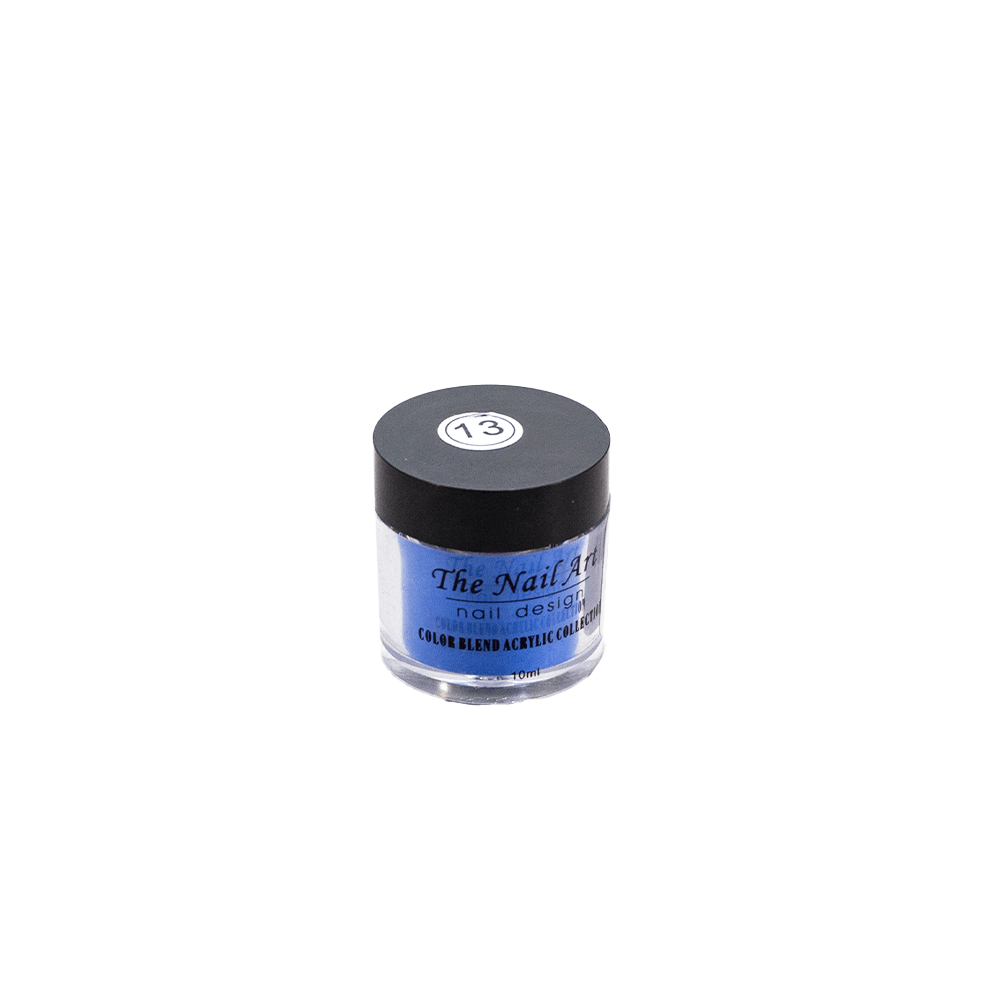 The Nail Art(13) Nail Design color Blend Acrylic Powder - BLAQUE MANGO