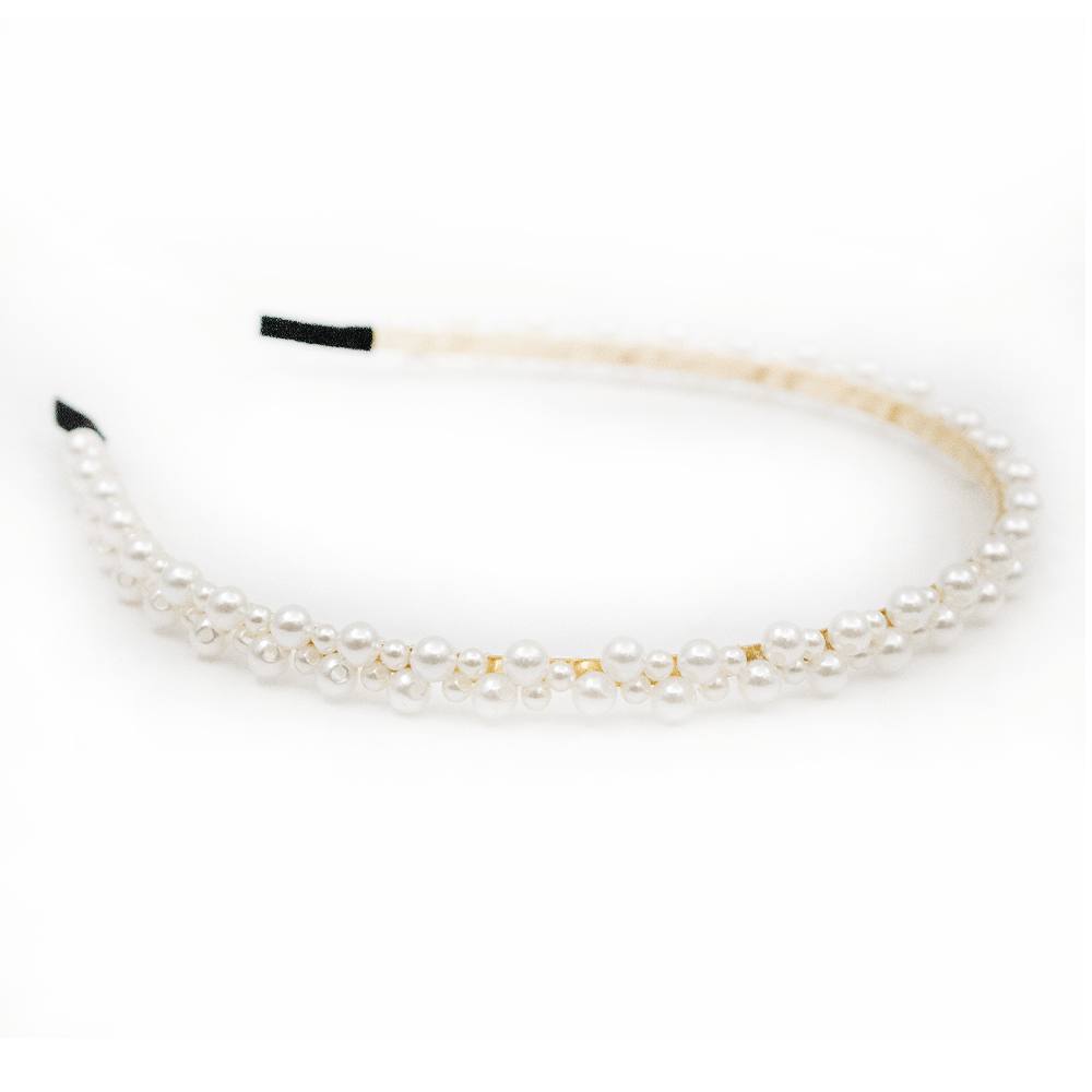 Hair Pearls White [XL - 08] - BLAQUE MANGO