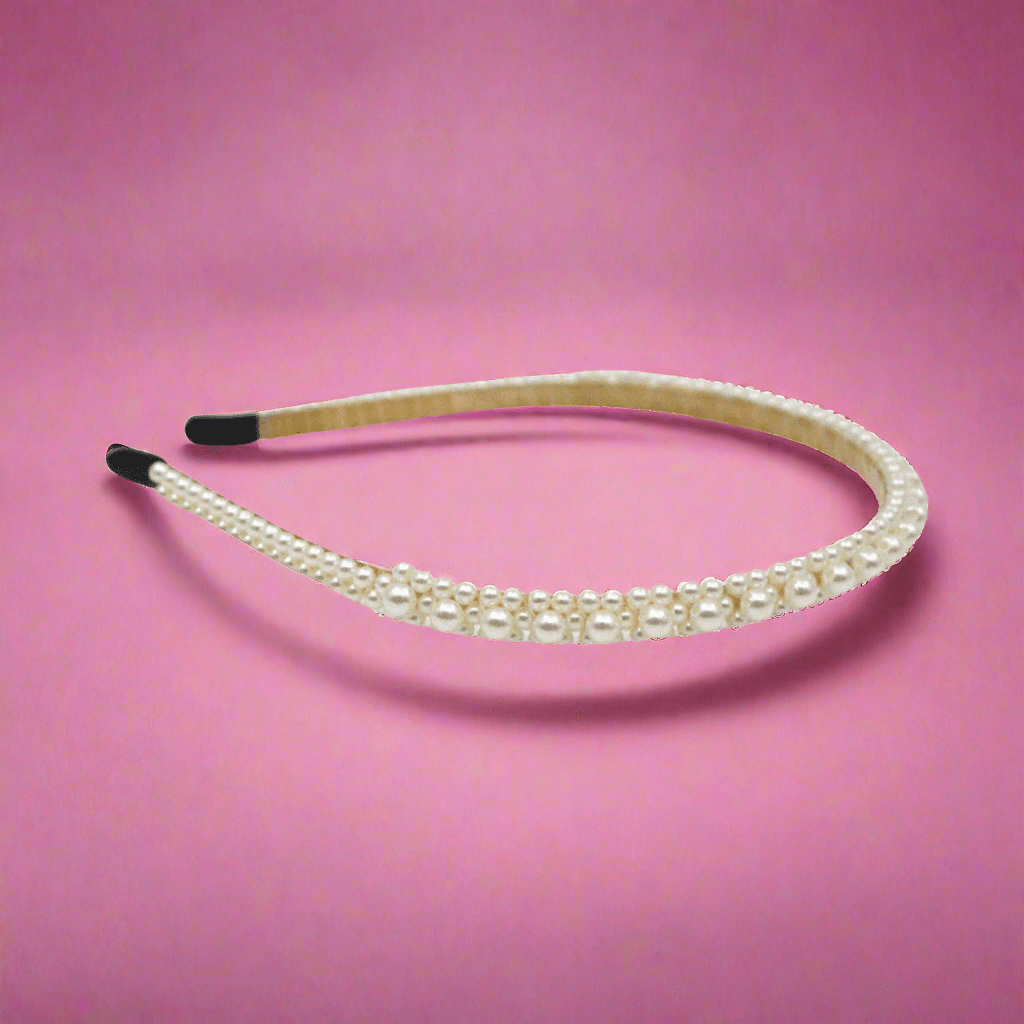 Hair Pearls White [XL - 08] - BLAQUE MANGO
