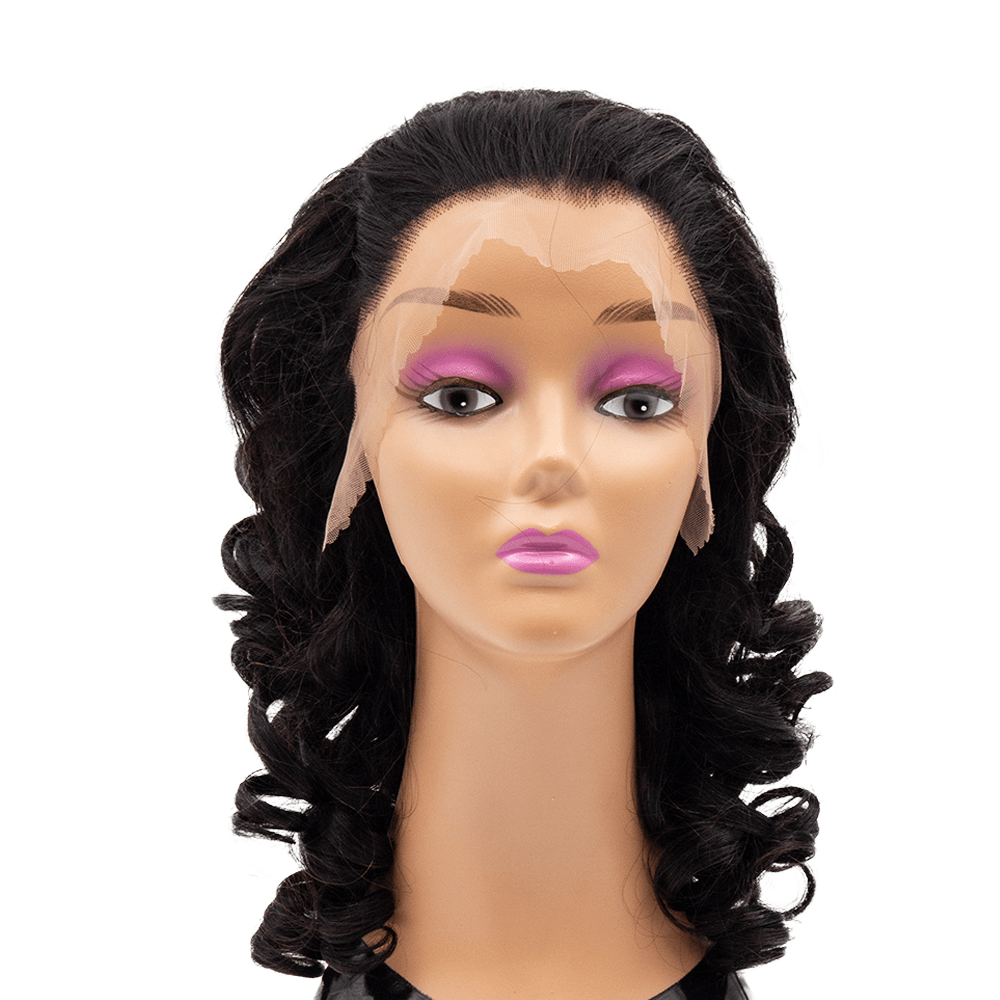 Frontal Wig 18 - 22'' 13x4 Bouncy Curly 250G NC - BLAQUE MANGO