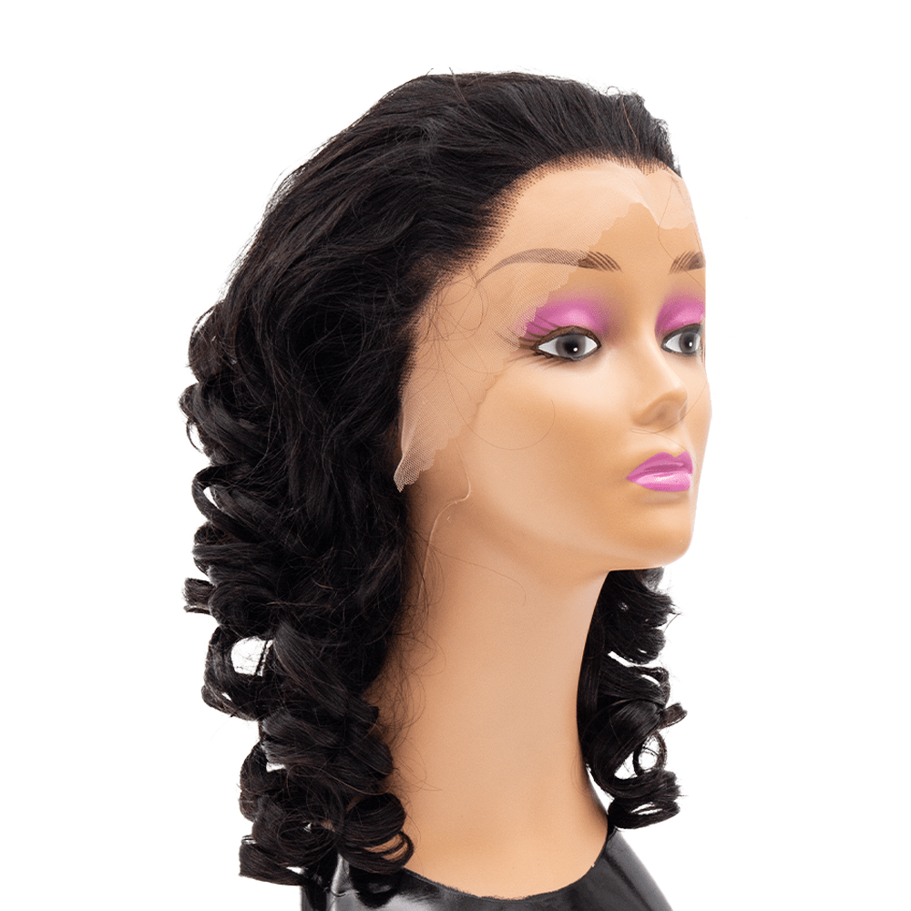 Frontal Wig 18 - 22'' 13x4 Bouncy Curly 250G NC - BLAQUE MANGO
