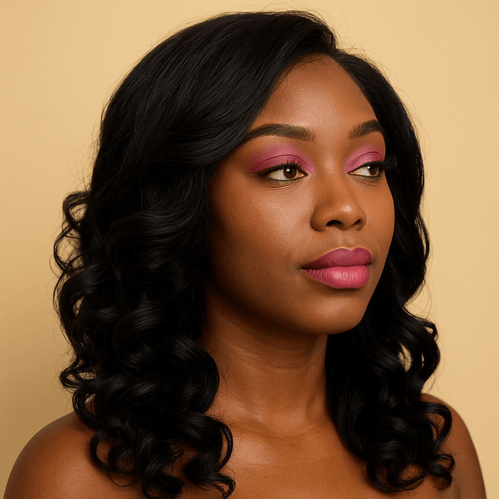 
                  
                    Glueless Wig 20" 4x4 Bouncy Curly 280G NC - BLAQUE MANGO
                  
                