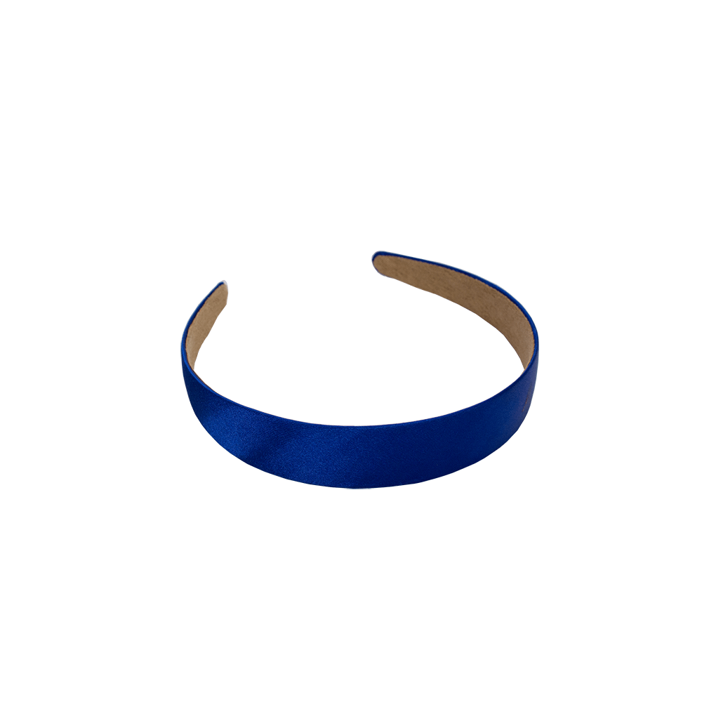 Cosmo Alice Band Satin Royal Blue - BLAQUE MANGO