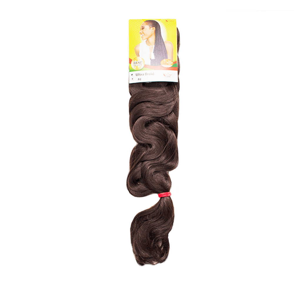 Xpression Ultra Braiding Hair 4 (Brown) - BLAQUE MANGO