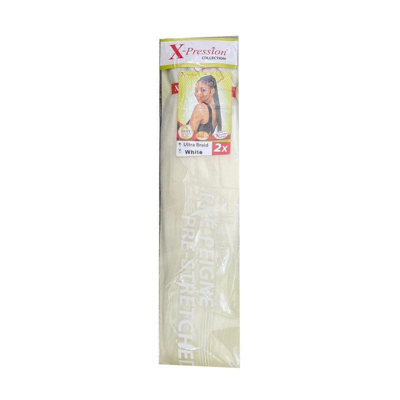 Xpression Ultra White Braid (White) - BLAQUE MANGO