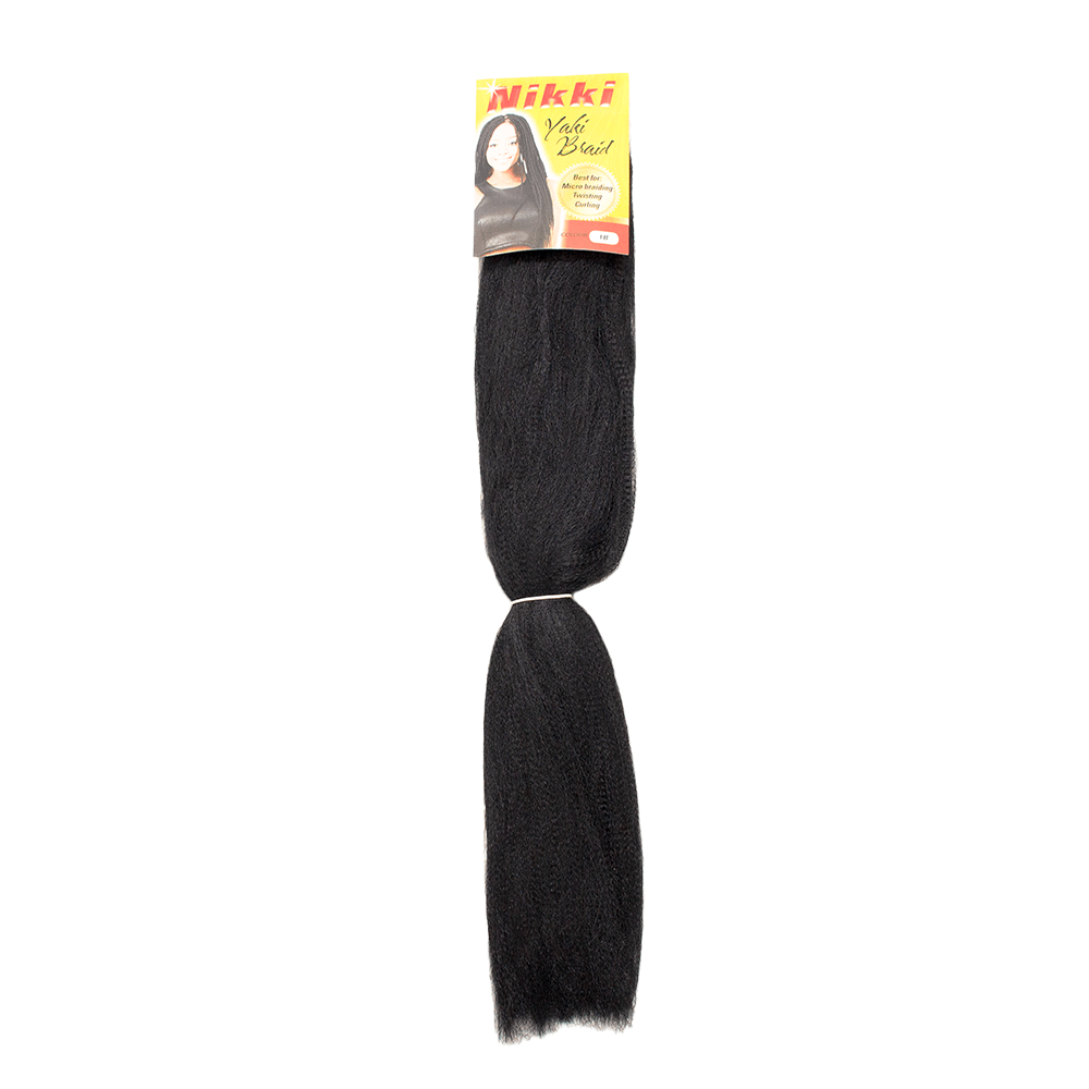 Nikki Yaki Braid 1B Black - BLAQUE MANGO