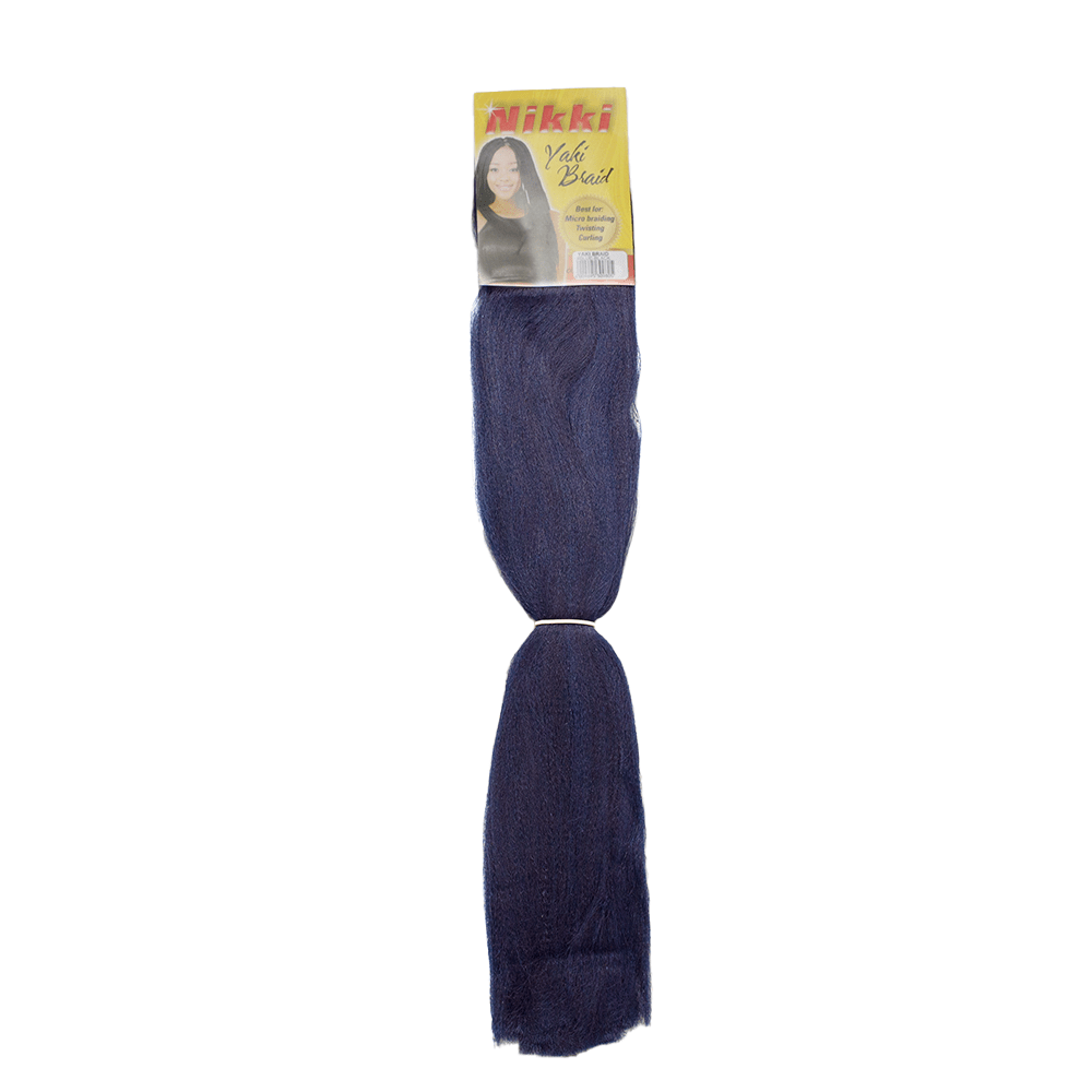 Nikki Yaki Braid Blue - Black - BLAQUE MANGO