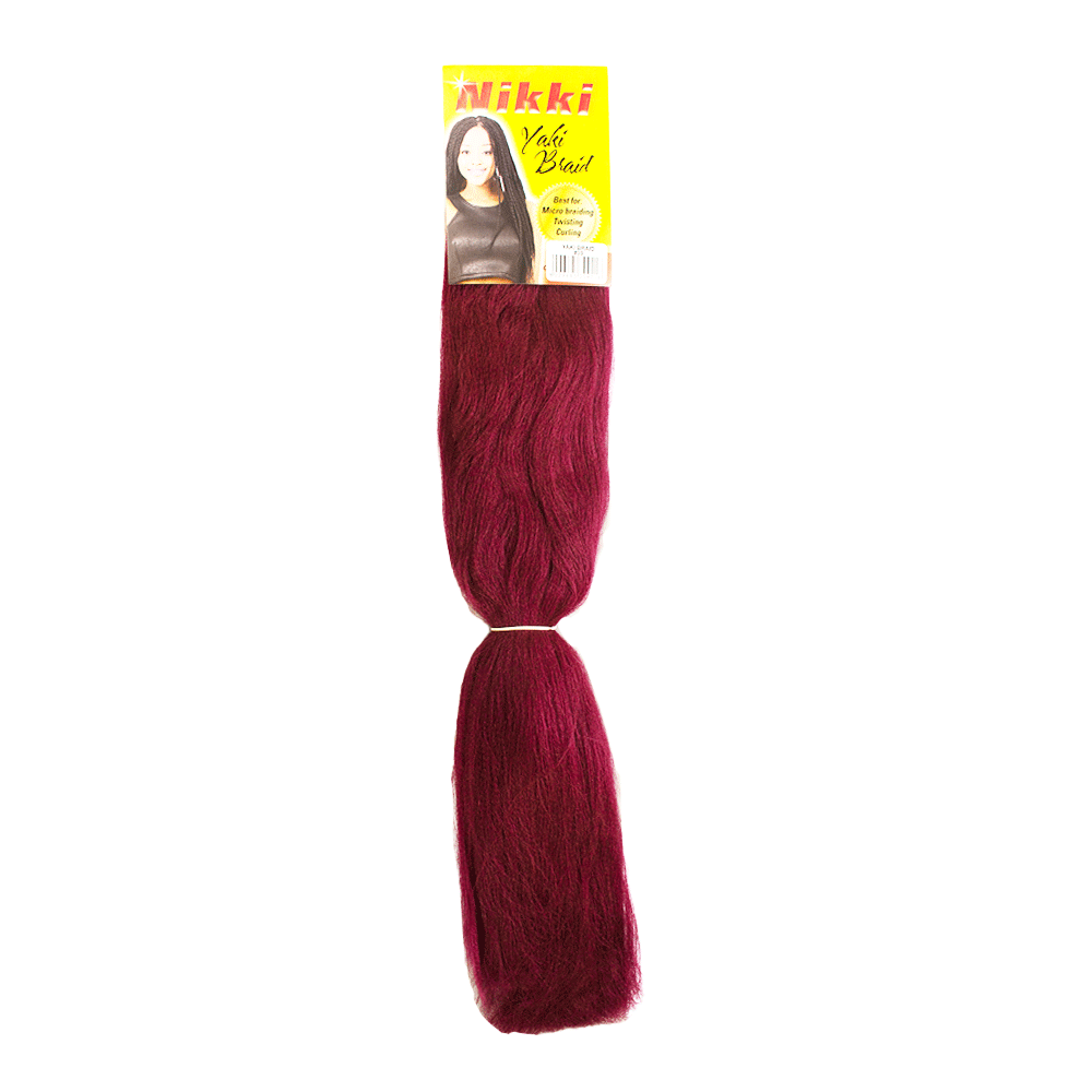 Nikki Yaki Braid 39 Red wine - BLAQUE MANGO