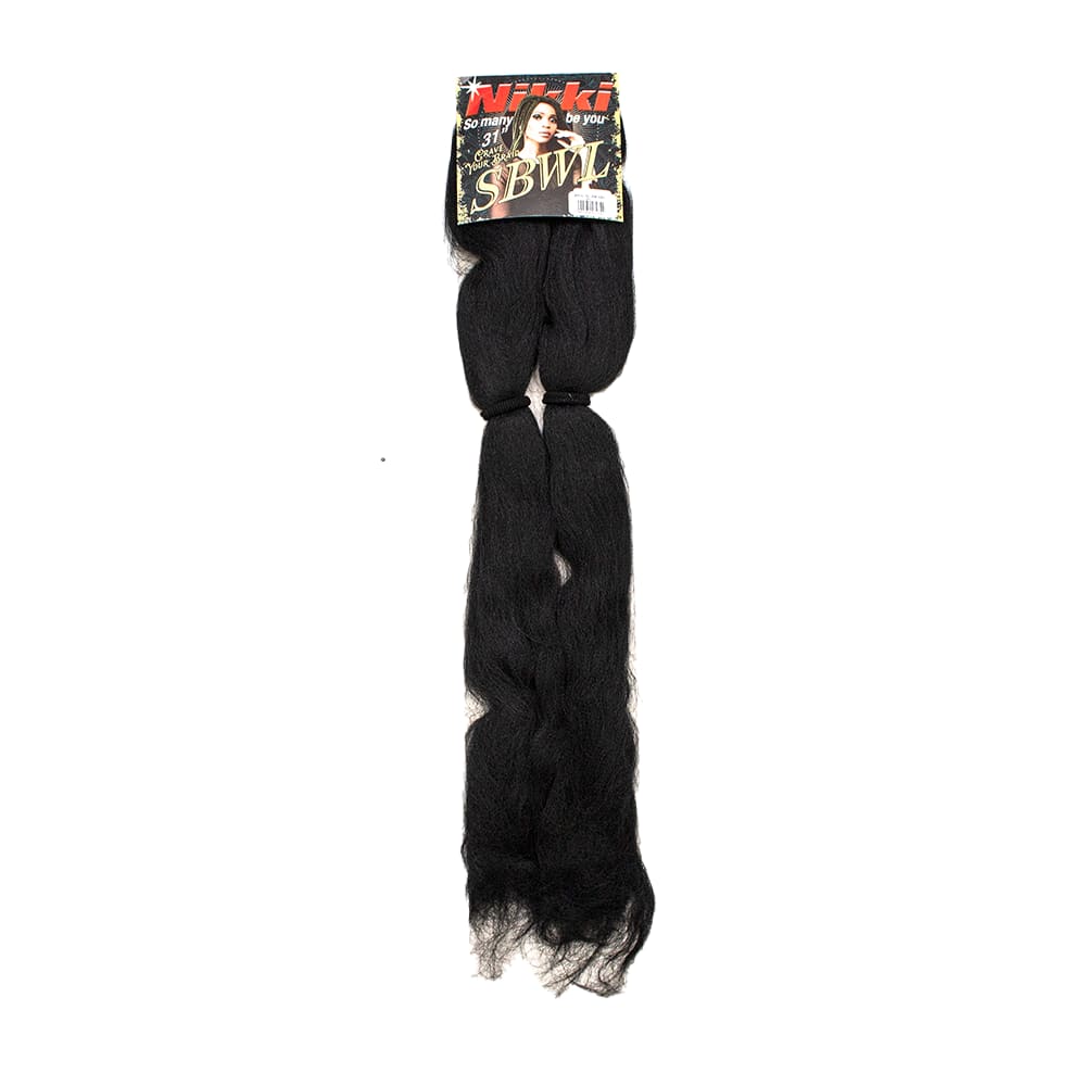 Nikki SBWL Pre Stretched 1 Black - BLAQUE MANGO