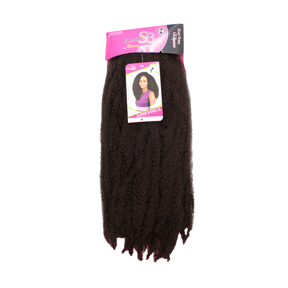 Sublime 18" (4) Super Kinki Long Braid (Brown) - BLAQUE MANGO
