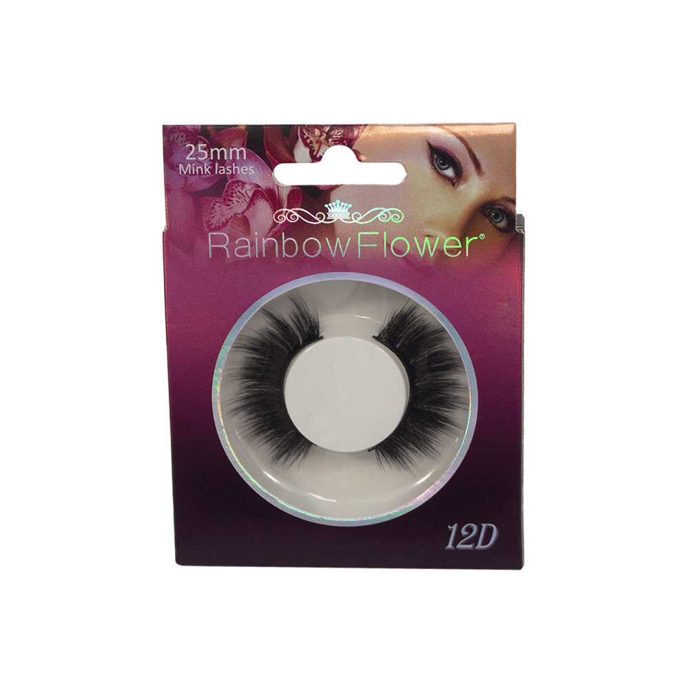 Wendy Beauty RF1202 Rainbow Flower 25mm mink lashes 12D(002) - BLAQUE MANGO