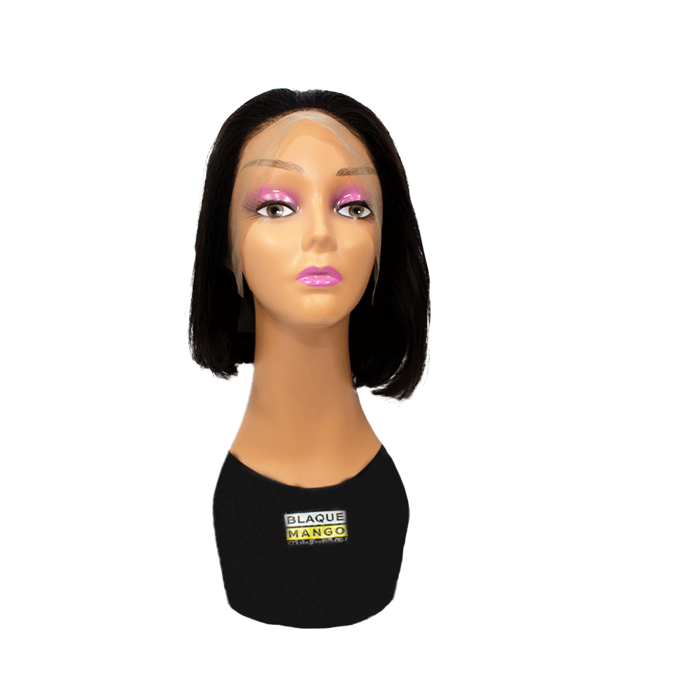 Frontal Bob 13A 10" (1B) Lace Wig - BLAQUE MANGO