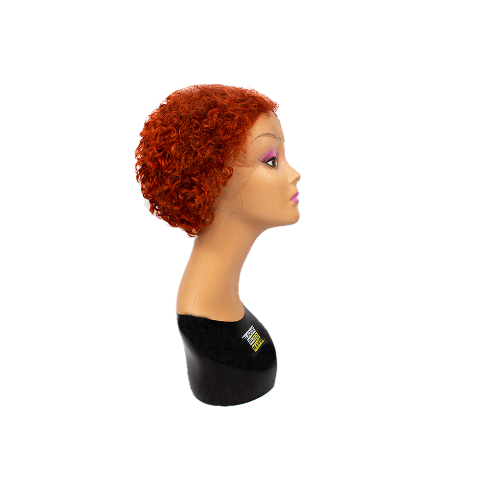 Natural Pixie 13A (350) Curly Lace Wig - BLAQUE MANGO
