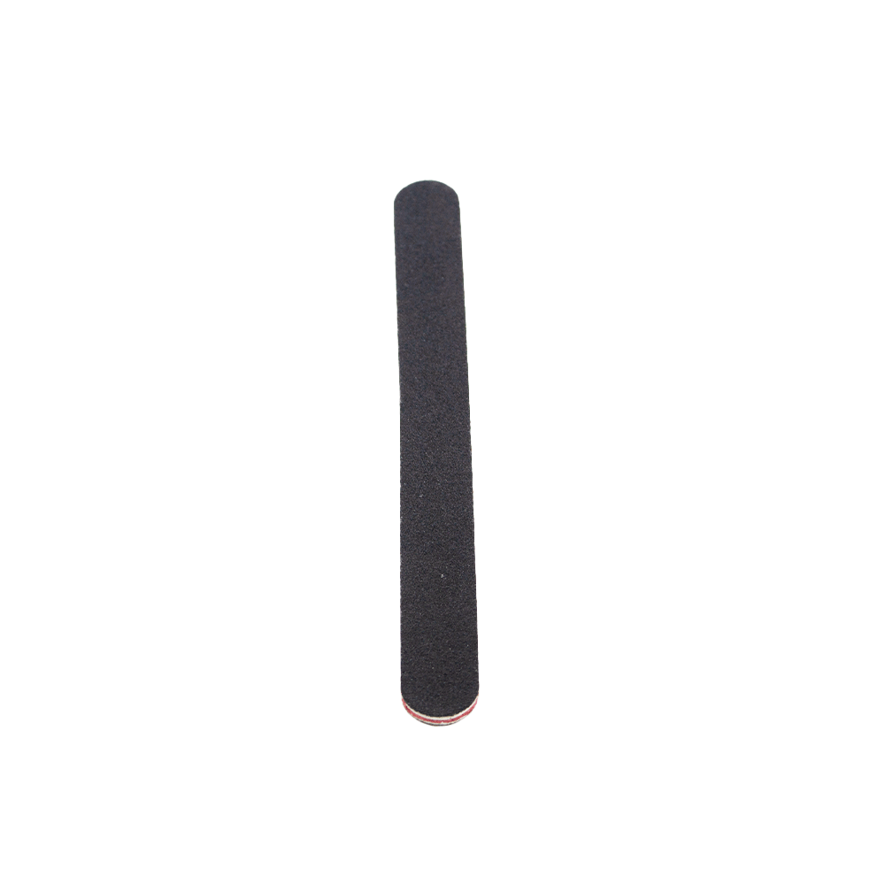 The Nail Art - Black Straight File With Round Edge - BLAQUE MANGO